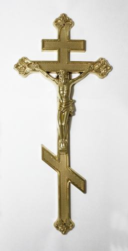 Крест Польский Корона пластик металлизация